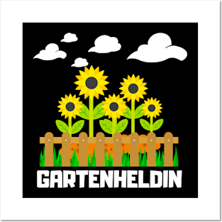 Gartenheldin Gärtnerin Garten Gartenarbeit Frauen Posters and Art